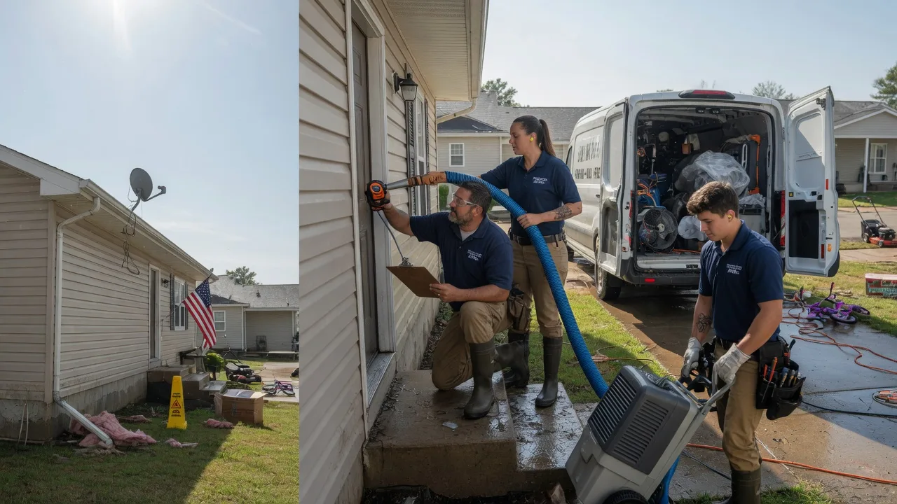 Ceiling Water Damage Restoration in Draper, SD near me